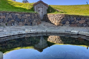 Reykjavik: Lava Cave, Hot Springs, and Waterfalls Tour