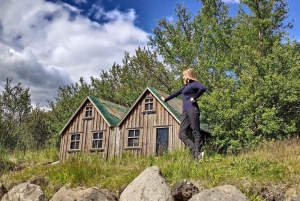 Reykjavik: Lava Cave, Hot Springs, and Waterfalls Tour