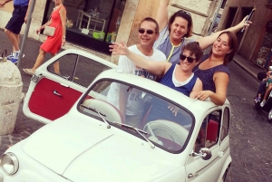 Roma: tour di 3 ore in Fiat 500 d'epoca