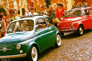 Roma: tour di 3 ore in Fiat 500 d'epoca