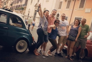 Roma: tour di 3 ore in Fiat 500 d'epoca
