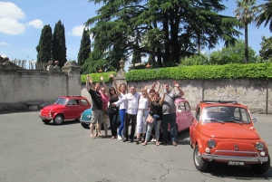 Roma: tour di 3 ore in Fiat 500 d'epoca