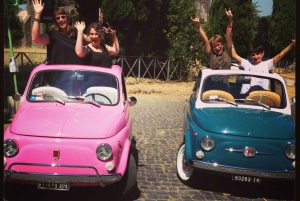 Roma: tour di 3 ore in Fiat 500 d'epoca