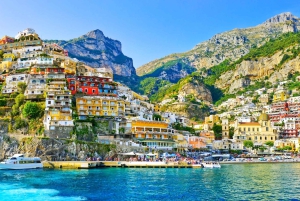 Von Rom aus: Tagestour Positano, Amalfiküste und Sorrent