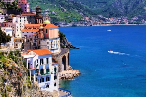 Von Rom aus: Tagestour Positano, Amalfiküste und Sorrent