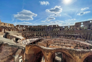 Roma: Coliseu, Monte Palatino e Fórum Romano com tour guiado