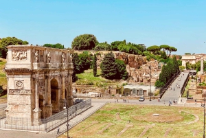 Roma: Coliseu, Monte Palatino e Fórum Romano com tour guiado