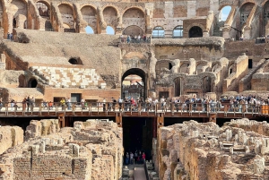 Roma: Coliseu, Monte Palatino e Fórum Romano com tour guiado