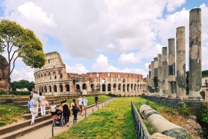 Roma: Coliseu, Monte Palatino e Fórum Romano com tour guiado