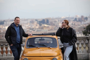 Roma: Fiat Cinquecento Vintage Photography Service