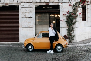 Roma: Fiat Cinquecento Vintage Photography Service