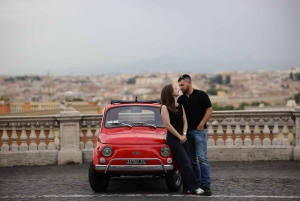 Roma: Fiat Cinquecento Vintage Photography Service
