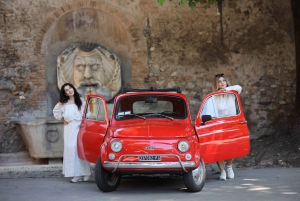 Roma: Fiat Cinquecento Vintage Photography Service