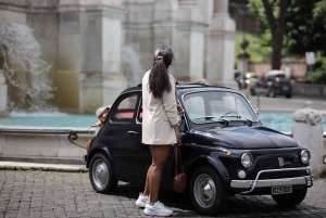 Roma: Fiat Cinquecento Vintage Photography Service