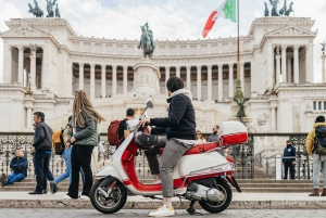 Rome: Highlights Vespa Sidecar Tour with Coffee and Gelato