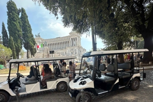 Roma: cidade imperial, passeio privado de carrinho de golfe e recolha no hotel.
