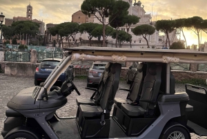 Roma: cidade imperial, passeio privado de carrinho de golfe e recolha no hotel.