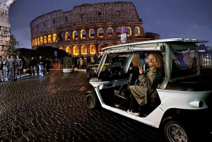 Roma: cidade imperial, passeio privado de carrinho de golfe e recolha no hotel.