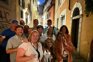 Rom: Jødisk ghetto og Campo de Fiori by Night Mad-vin-tur