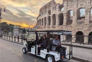 Rom: Private Golf Cart Tour mit Abholung vom Hotel