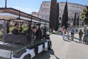 Rom: Private Golf Cart Tour mit Abholung vom Hotel
