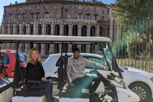 Rom: Private Golf Cart Tour mit Abholung vom Hotel