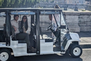 Rom: Private Golf Cart Tour mit Abholung vom Hotel