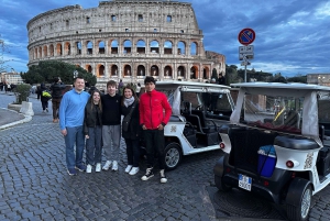 Rom - privat sightseeing Privat sightseeing-tur med golfbil