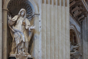 ローマ：サン・ピエトロ大聖堂、墓所ツアー＆ドーム登頂オプション