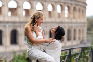 Roma: Fotoseanse ved Trevifontenen – privat og personlig