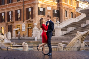 Roma: Fotoseanse ved Trevifontenen – privat og personlig