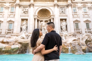 Roma: Fotoseanse ved Trevifontenen – privat og personlig