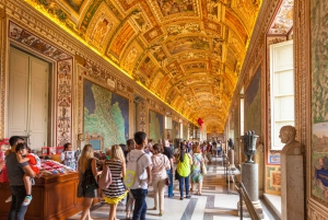 Roma Vatikanet-tur: Museer, Det sixtinske kapell og inngang til basilikaen