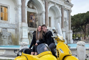 Tour di Roma in Vespa con sidecar: esperienza panoramica di 90 minuti