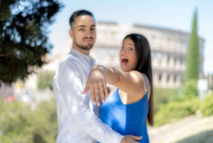 Фотосессия тайного предложения в Риме + ролик