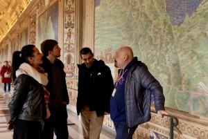 バチカン美術館、システィーナ礼拝堂、サンピエトロ大聖堂のツアーをご案内いたします。