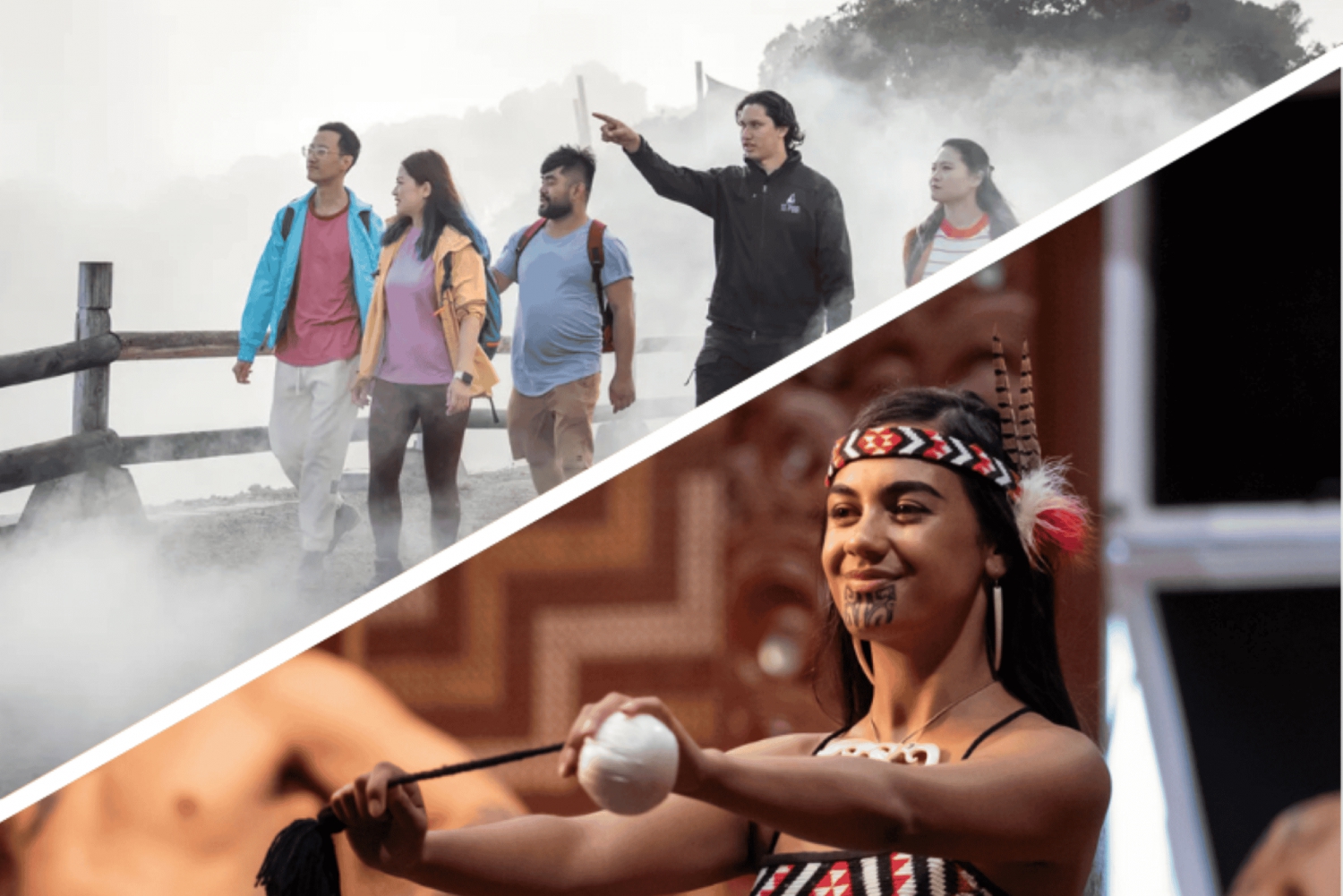 Auckland: Hoogtepunten van Rotorua met Te Puia-tour, show en lunch