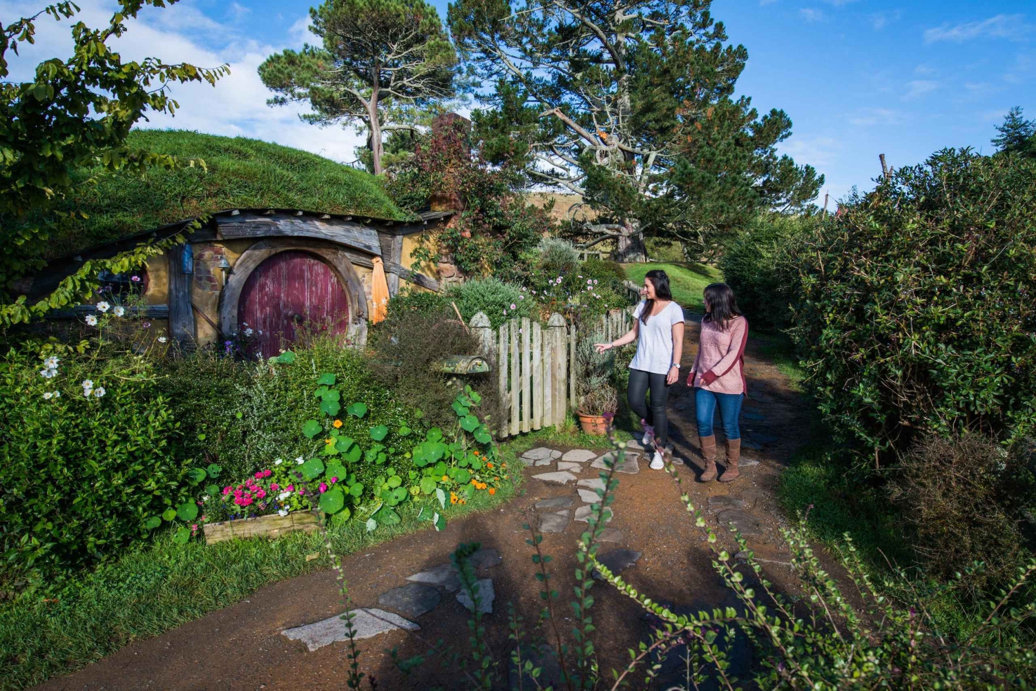 Частная экскурсия по съемочной площадке Хоббитона и геотермальной долине Те Пуйя