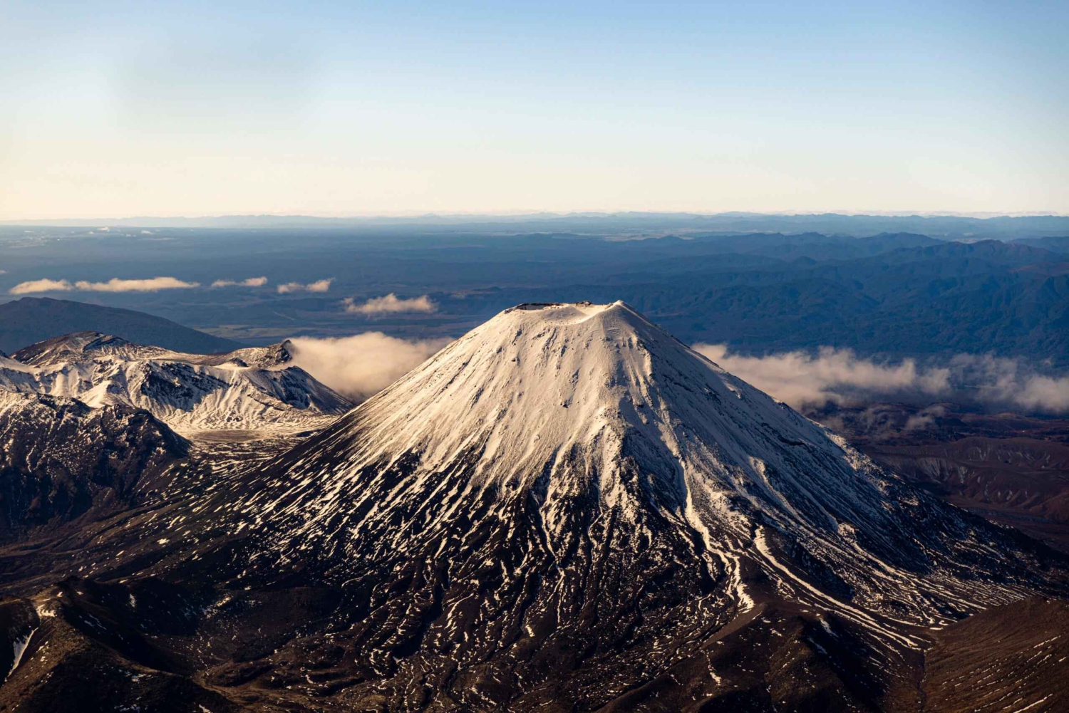 Voo panorâmico pelo Monte Ruapehu a partir de Tauranga
