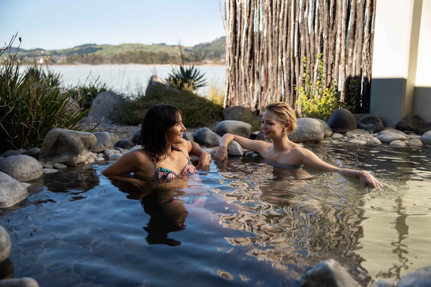 Polynesian Spa Rotorua: esperienza nelle piscine private con vista sul lago
