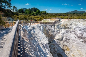 Rotorua: Wai-O-Tapu, punapuut ja salainen paikka -päiväretki