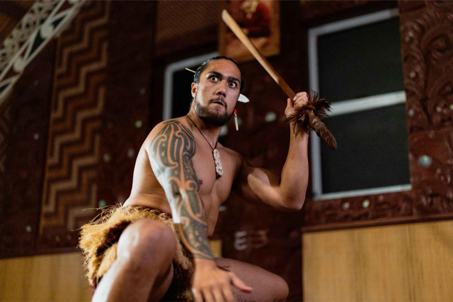 Te Puia: tour guidato di 1 giorno a Te Rā + spettacolo culturale di Haka