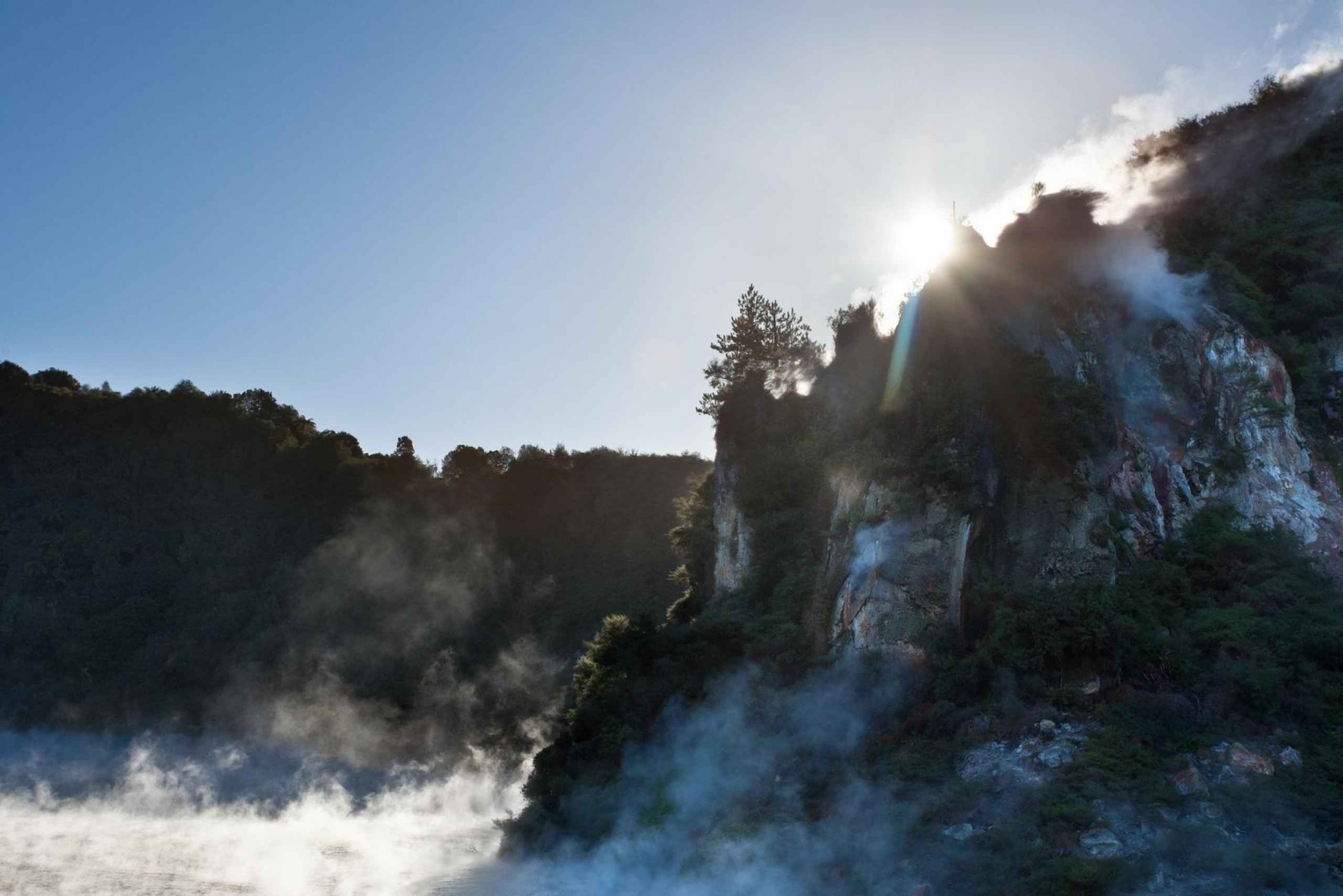 De Rotorua: Excursão matinal ecológica e termal a Wai O Tapu e Waimangu