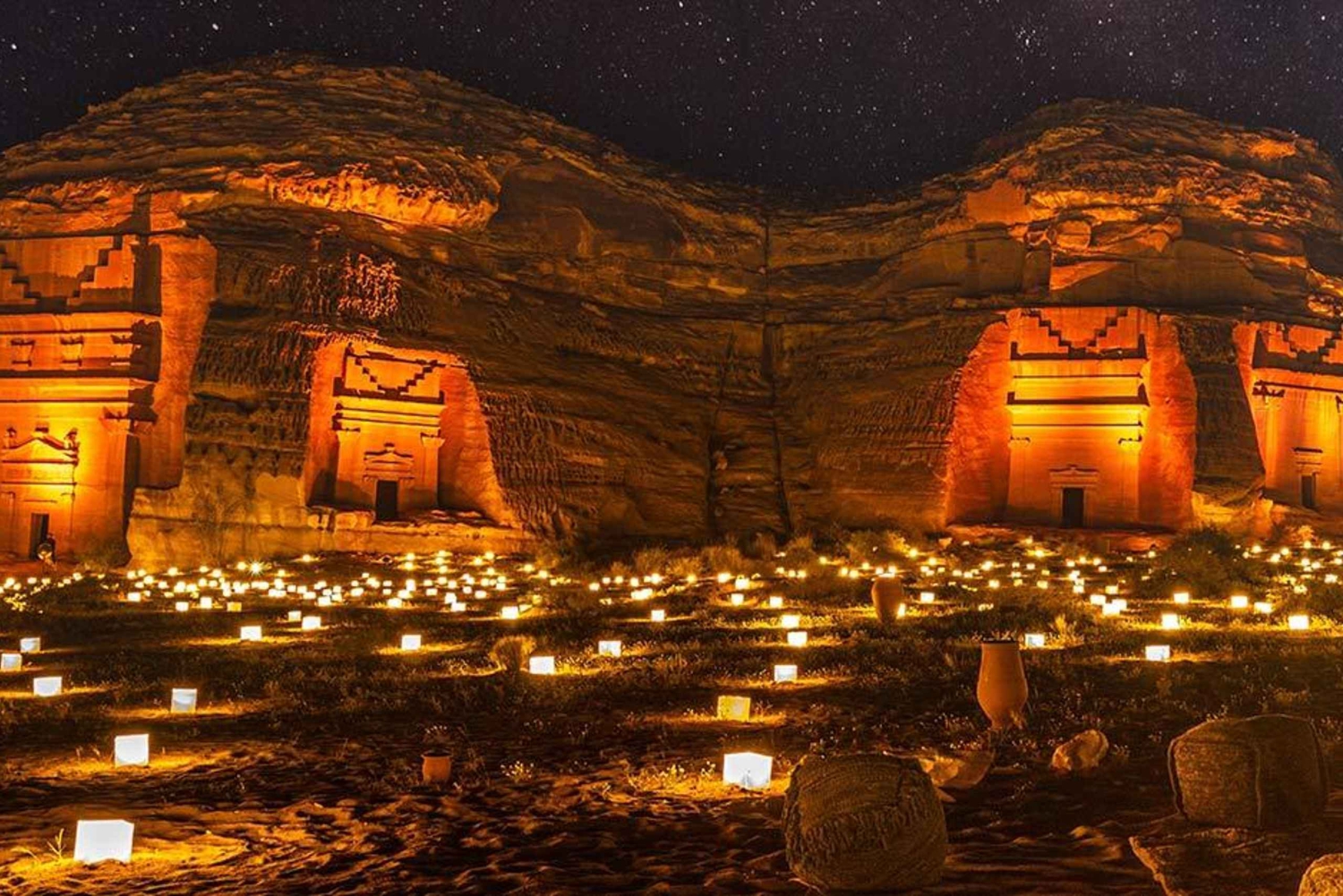 Visite des contes d'AlUla Layali