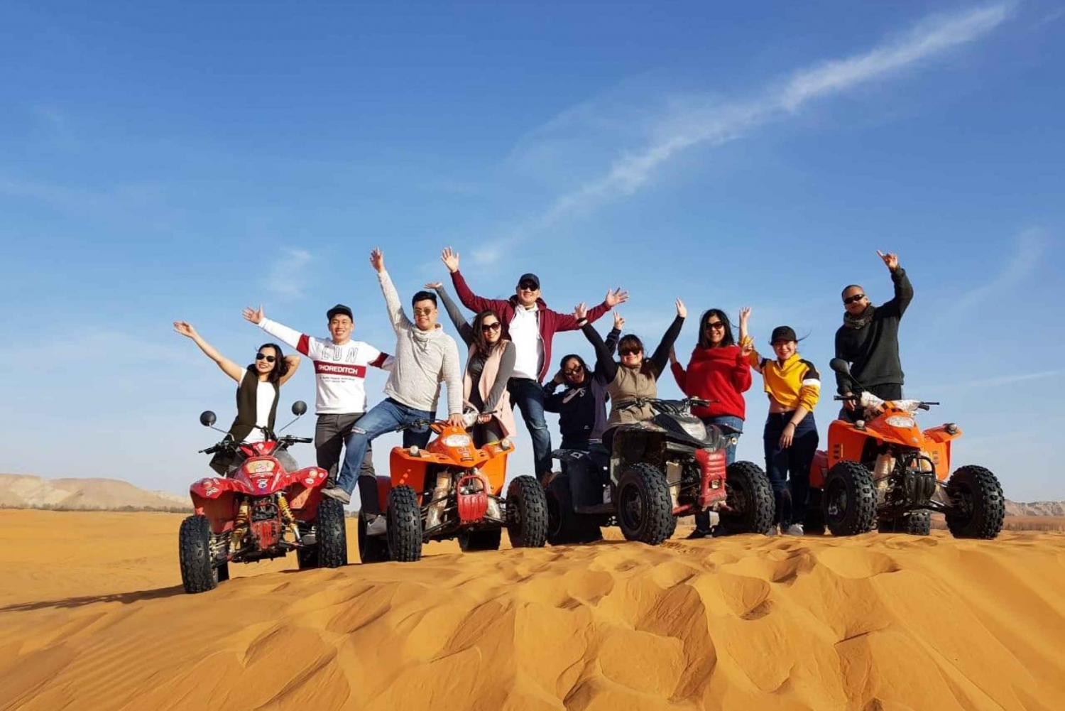Vanuit Riyad: Woestijn ATV Quad Bike Tour met kamelenrit