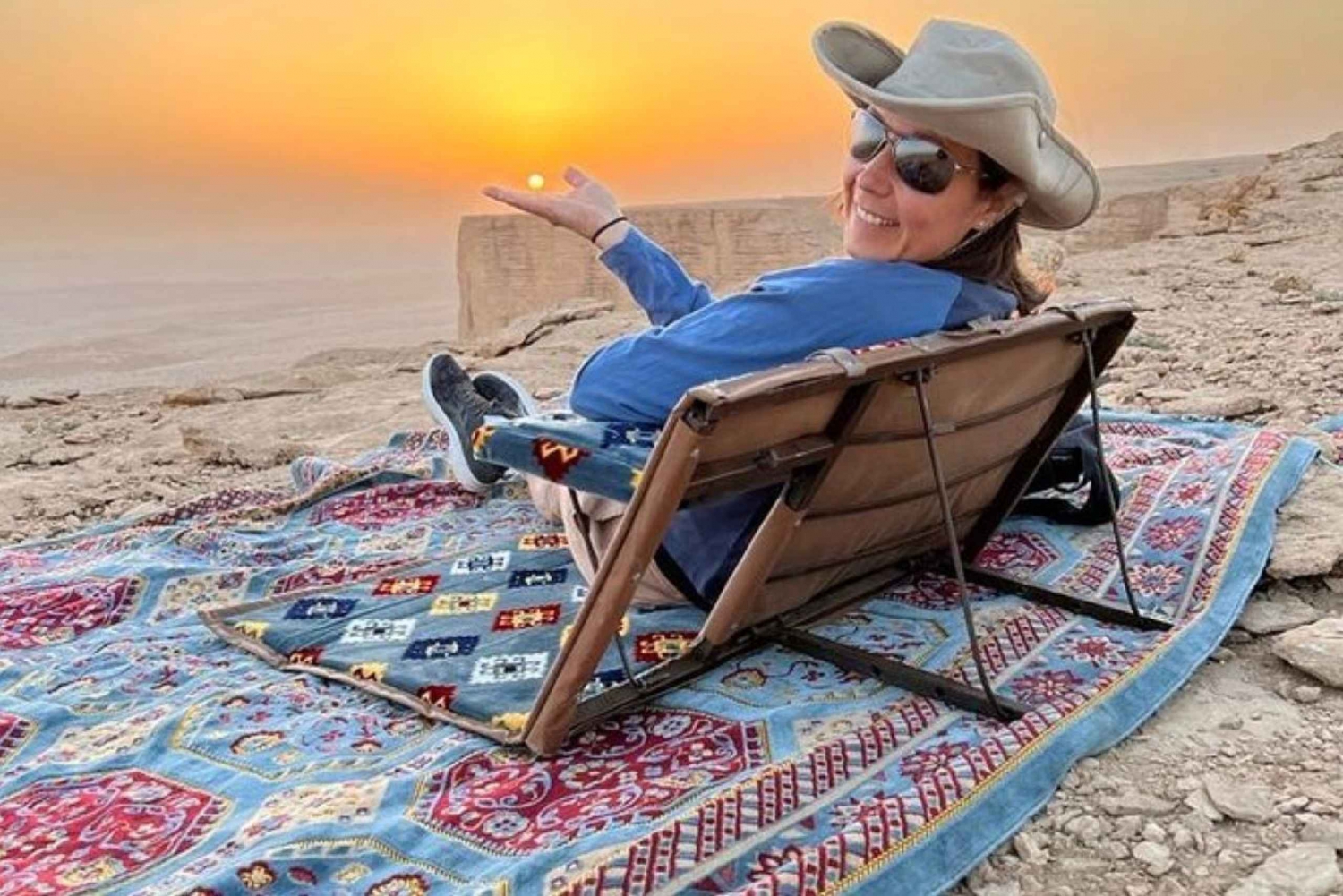 Z Rijadu: jednodniowa wycieczka na górę Tuwaiq i stare szlaki wielbłądów