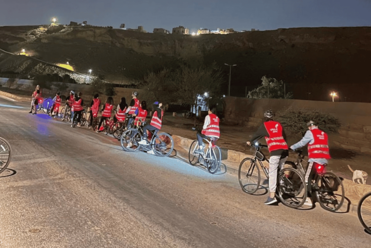 Riad: Abendliche Radtour im Wadi Hanifah