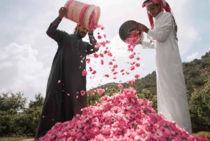 Taif: tour de día completo con una plantación de rosas y teleféricos