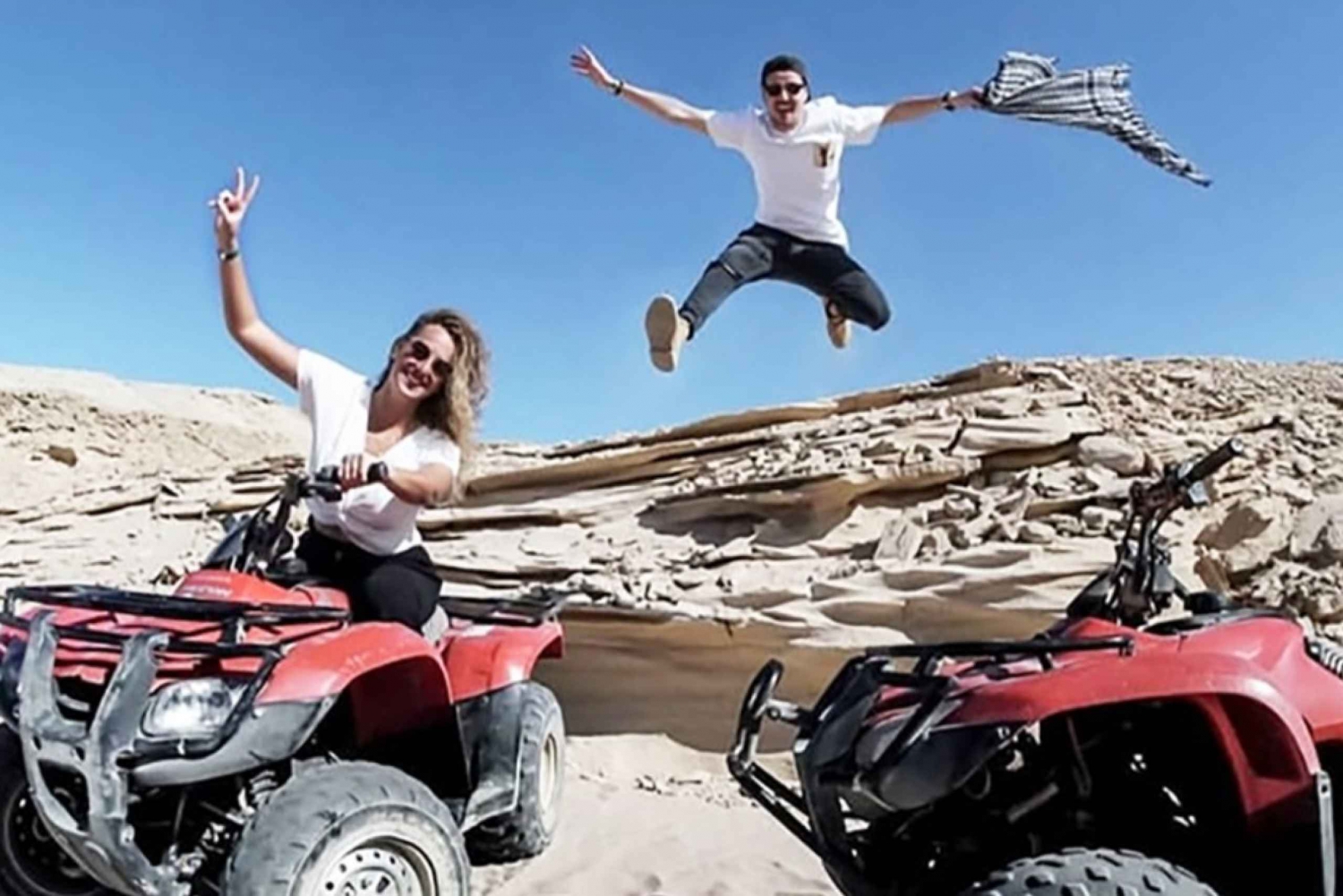 Sharm El Sheikh: Quad Biking-tur med autentiskt beduin-te