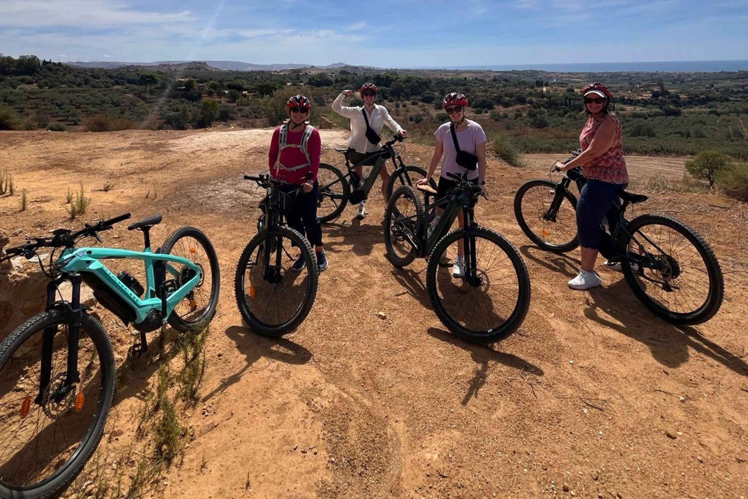 Agrigente : Vallée des Temples et centre historique en vélo électrique & expérience gastronomique